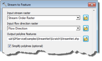 Stream to Feature parameters Stream to Feature parameters
